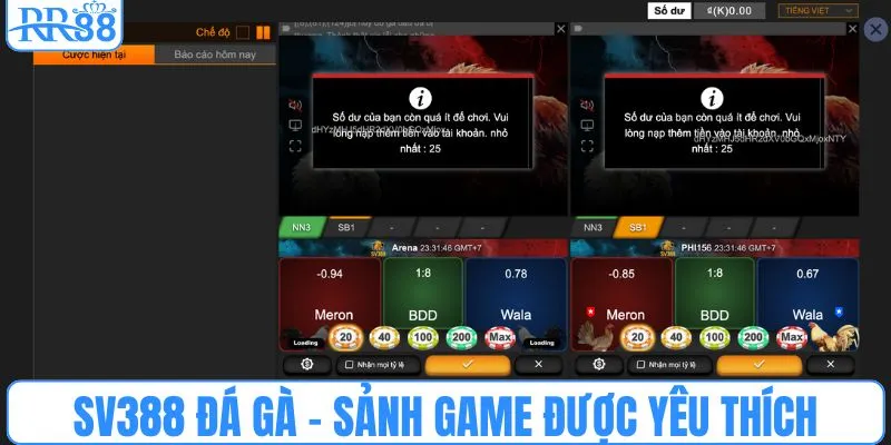 SV388 đá gà - Sảnh game được yêu thích